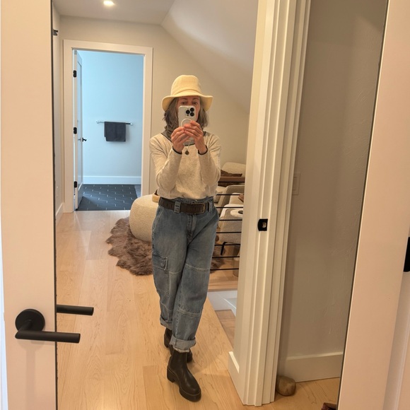 Aris Cream Knit Derby Fedora Hat - Picture 5 of 8